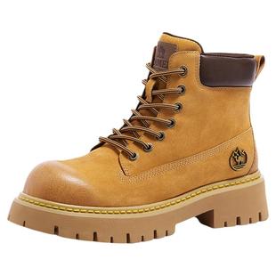 【迪丽热巴同款】骆驼山越马丁靴女户外徒步鞋登山鞋大黄靴工装靴