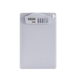 多功能a4写字板夹子带计算器文件夹量房本文件垫板点菜单财务仓库计数试卷书收纳资料夹商务办公用品文具夹子