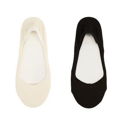 Tabio船袜女3双防滑不掉跟