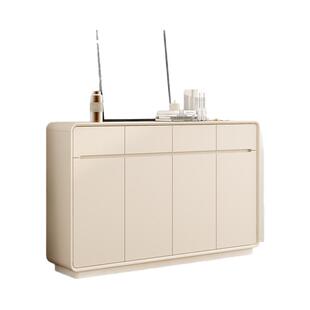 三梦门口入户实木鞋柜家用门口室内阳台玄关柜一体大容量多层超大