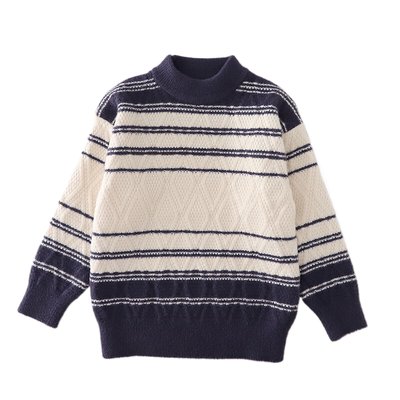 男童毛衣秋冬款加厚打底