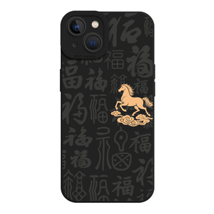 百福小马适用小米13ultra手机壳14红米k90至尊版15s马年17promax福字k80k70k60k50k40s新年12/11/note/turbo4