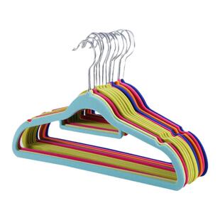 无痕衣架家用晾衣服防滑撑子学生宿舍用挂晒衣撑收纳架防肩角滑架