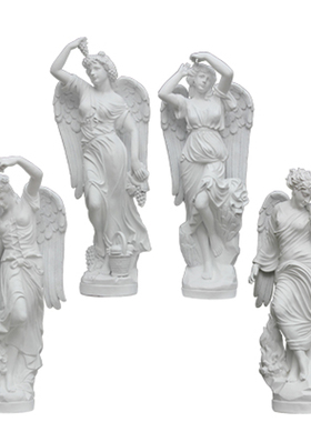 欧式仕女雕塑大件天使摆件