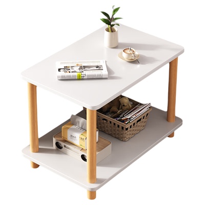 简约风实木桌腿边几承重稳固