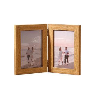 创意组合相框6寸7寸折叠全家福照片双面小画框写真照片相框架摆台