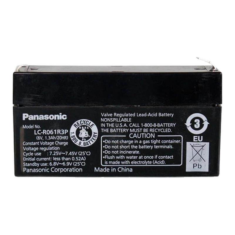 panasonic松下蓄电池 LC-R061R3P/LC-R061R3NA/6V1.3AH仪器蓄电池