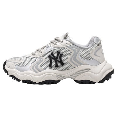 MLB张凌赫同款鞋子男女情侣厚底时尚网面老爹鞋25冬季新款SHW07