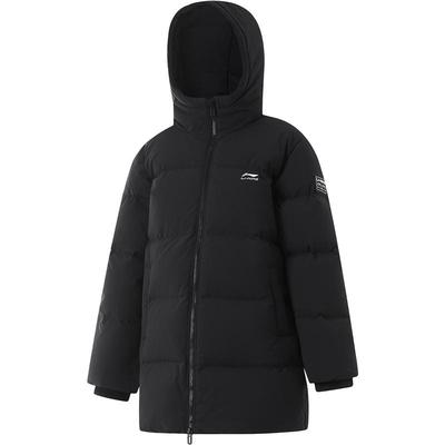 李宁儿童连帽男女同款中羽绒服