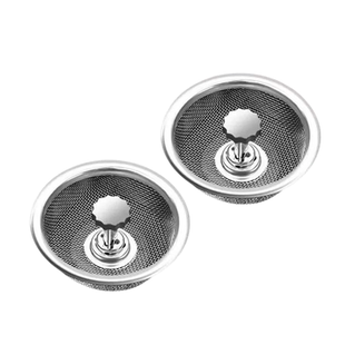 清仓下水道厨房水槽垃圾过滤网不锈钢洗菜盆水池洗碗槽提笼盖通用