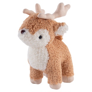 驯鹿公仔安抚娃娃睡觉抱枕玩偶圣诞节礼物公仔送女生桌面装饰摆件