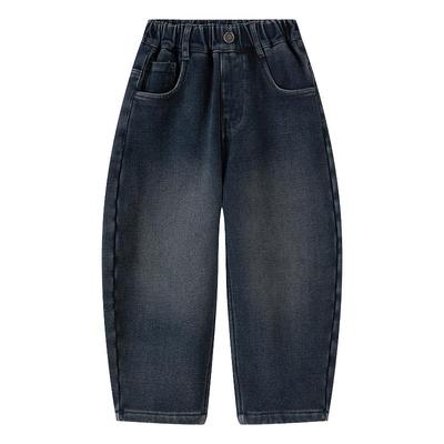 小象汉姆男童冬季加绒牛仔裤