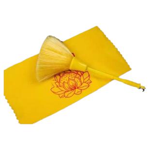 佛像清洁专用佛尘扫佛龛掸子清洁佛像刷子净佛巾佛堂用品抹布家用