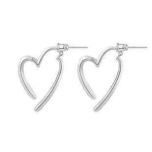 玫瑰的故事刘亦菲同款爱心耳环女2026年新款爆款耳钉S925银针耳饰