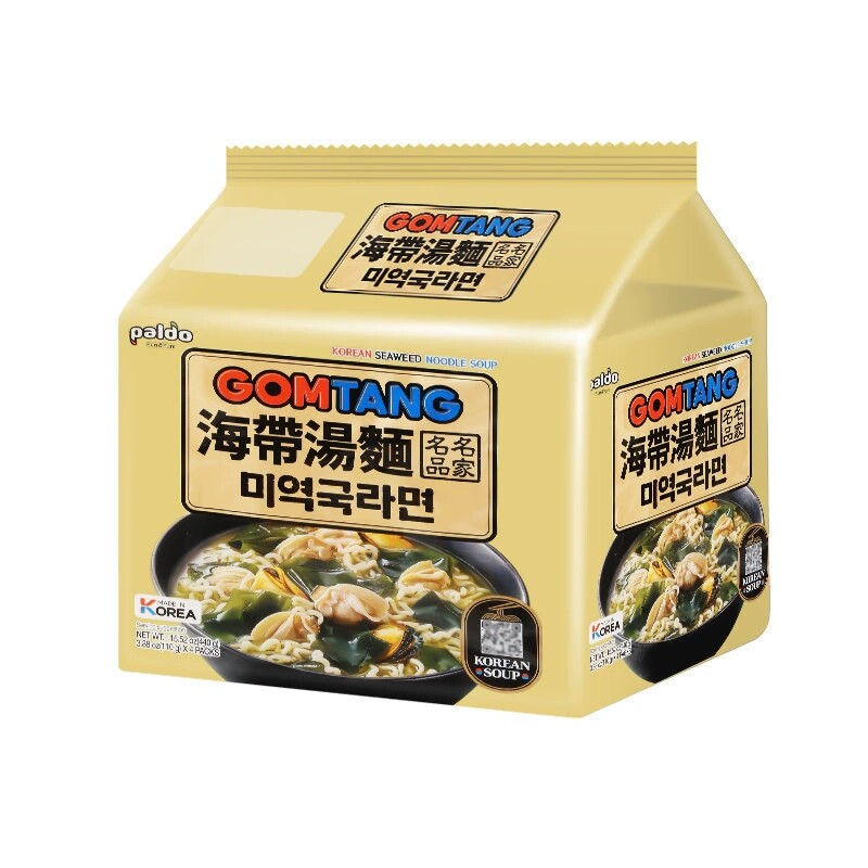 韩国八道牛骨汤味海带汤面进口方便面速食泡面拉面裙带菜夜宵煮面