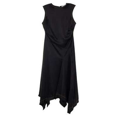 ACNE STUDIOS 春夏新款女士黑色中长款连衣裙银泰百货精品301574