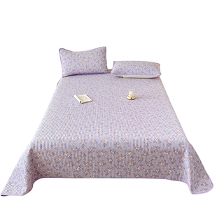 A类水洗棉床盖单件2026新款四季通用榻榻米夹棉床单人炕盖三件套