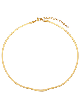 金色蛇骨链小众设计高级感