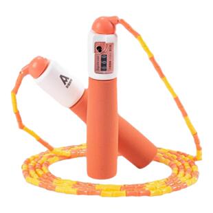 得力竹节跳绳泡棉无邻苯可计数减肥运动体育小学生成人跳神燃脂