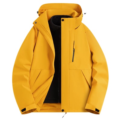 稻草人冲锋衣女外套三合一两件套户外超好看旅游2025新款登山服男