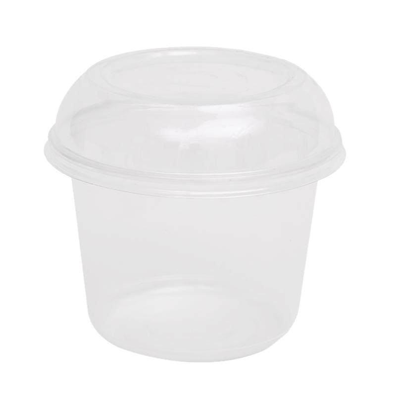 圆形一次性水果捞盒子芋圆烧仙草糖水冰粉双皮奶甜品碗外卖打包盒
