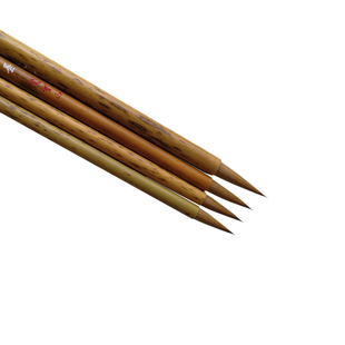 文渊文澜文墨文峰文宝山选颖兴安岭雪尾精制狼毫毛笔欧柳纯狼二王