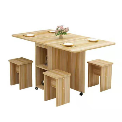 折叠桌多功能现代可伸缩吃饭桌