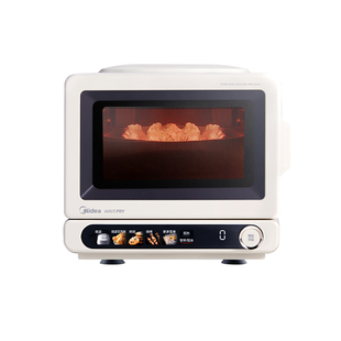 美的小滋味2.0微波炉家用小型空气炸微烤炸一体平板蒸烤箱新款F15