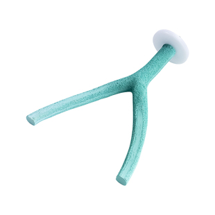 啾星人鹦鹉磨爪棒仿树杈磨砂站杆跳台站棍磨脚玩具鸟笼用品大全