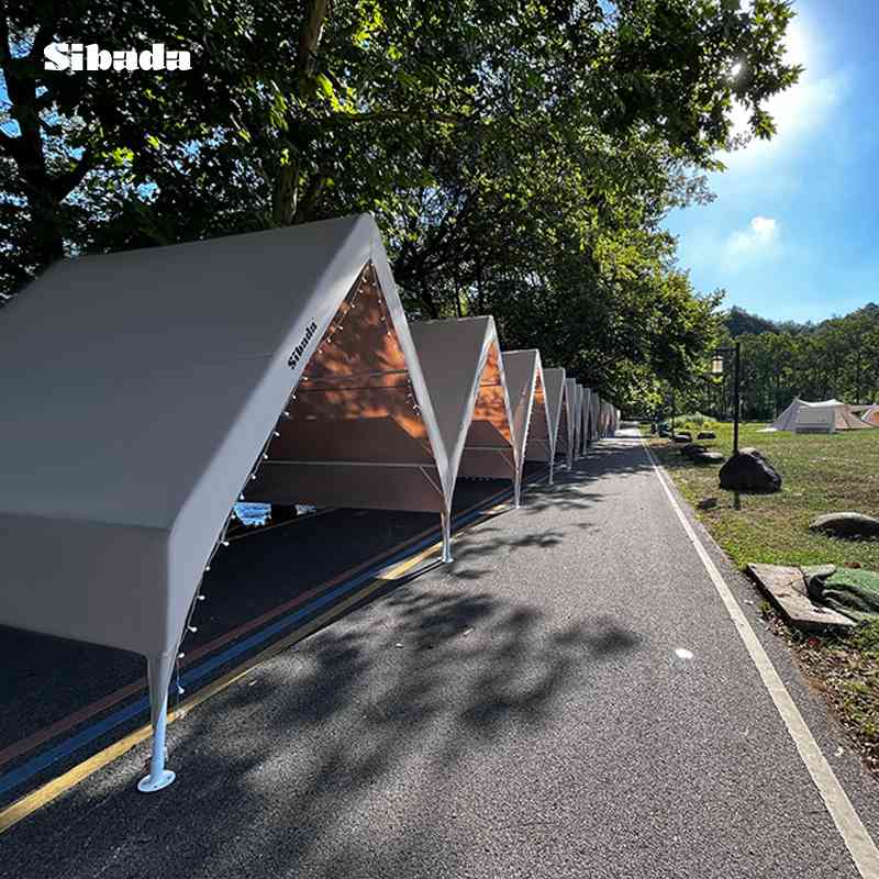 sibada户外网红三角帐篷简易遮阳摆摊集市餐饮帐篷天台景区营地房