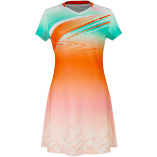 速迈夏季新款女士羽毛球连衣裙速干透气修身收腰羽毛球服套装裙