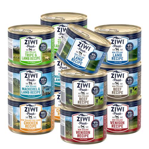【自营】ZIWI滋益巅峰狗罐头170g*12成幼犬狗罐头170g临期26年9月