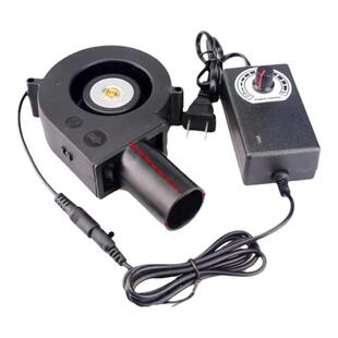 9733鼓风机家用小型220V废机油炉燃烧取暖炉专用室内静音调速风机