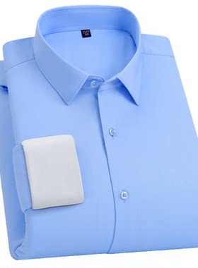 冬季轻薄鹅绒内胆男士保暖衬衫