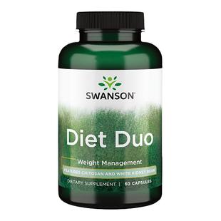 【自营】swanson斯旺森餐前白芸豆提取物甲壳素双效阻断碳脂