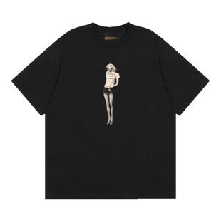 Drew联名rose朴彩英number one girl同款头像周边短袖男T恤女纯棉