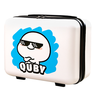 萌力星球乖巧宝宝手提行李箱14寸小型便携迷你儿童小箱子可上飞机