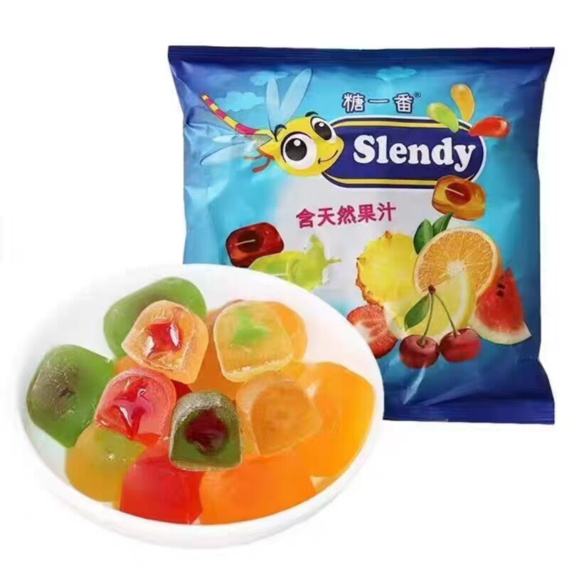 俄罗斯糖一番水果夹心儿童软糖