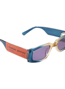 UV400赛博朋克工业风水平尺墨镜