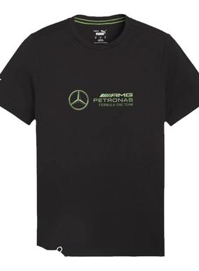 PUMA彪马男子2023冬款梅赛德斯AMG马石油F1车队赛车短袖T恤623754