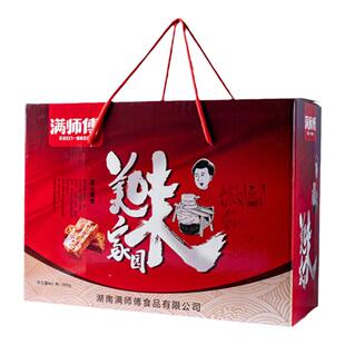 满师傅豆干湖南特产豆腐干大美味混合礼盒装送礼春节大礼包2000g