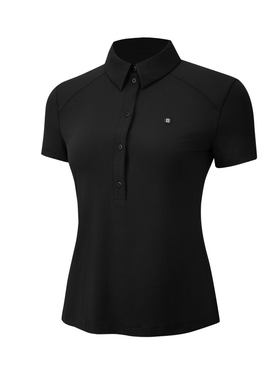 女士运动短袖休闲Polo衫 *平直下摆丨lululemon丨LW3KLES