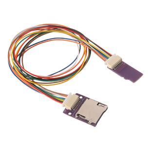 TF内存卡延长pvc软接线监控摄像记录仪micro sd卡槽外置测试散热