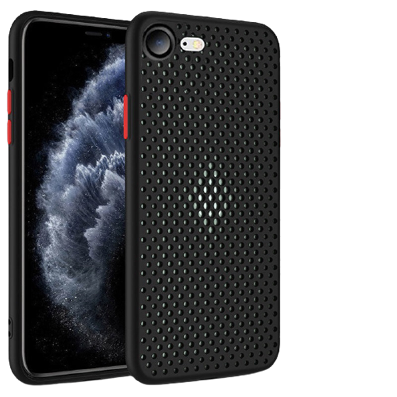 苹果6手机壳iphone6s防摔软壳7plus新款保护套8puls超薄散热i八p全包外壳女ip七透气磨砂适用六splus