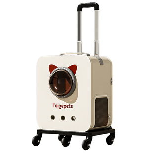 猫包外出便携猫咪背包宠物拉杆箱双肩包多猫神器狗狗大容量行李箱