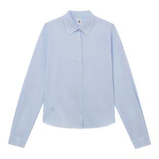 IT The Garment女装合身长袖衬衫新款清爽通勤后背系带衬衣21092X