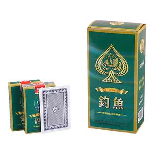 正品钓鱼扑克牌整箱100副8068纸牌棋牌室家用娱乐扑克掼蛋斗地主