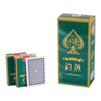 钓鱼扑克牌正品整箱100副