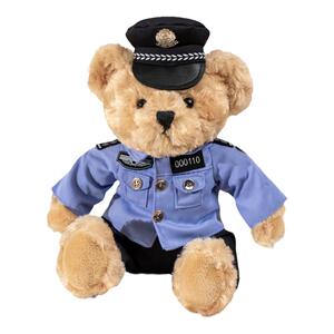 交警小熊公仔警察消防小熊毛绒玩具铁骑官骑行服泰迪熊玩偶布娃娃
