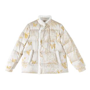 新中式短款羽绒服盘扣女装白鸭绒冬季轻薄保暖国风唐装上衣外套女